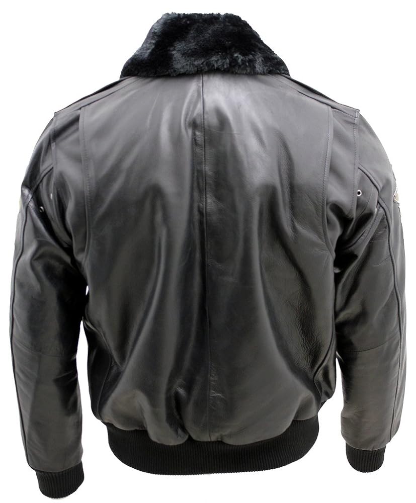 DEHEVE デヘヴェ Leather Bomber Jacket black Studded leather bomber jacket in black - Alaia | Mytheresa